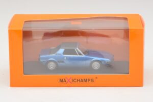 Fiat X1/9 Zils Maxichamps 1:43 940121661 Metāls — attēls 5 no 5