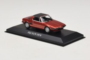Fiat X1/9 Sarkans Maxichamps 1:43 940121662 Metāls — attēls 3 no 5