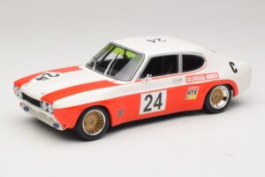 Ford Capri RS 2600 #24 D. Glemser / J. Mass 9 Hours of Kyalami Class Winner 1971 Minichamps 1:18 155718509 Metāls