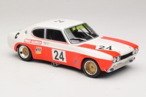 Ford Capri RS 2600 #24 D. Glemser / J. Mass 9 Hours of Kyalami Class Winner 1971 Minichamps 1:18 155718509 Metāls — attēls 4 no 6