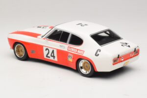 Ford Capri RS 2600 #24 D. Glemser / J. Mass 9 Hours of Kyalami Class Winner 1971 Minichamps 1:18 155718509 Metāls — attēls 5 no 6
