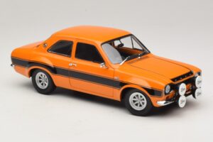 Ford Escort Mk1 RS1600 AVO Oranžs Ar Melnām Strīpām Minichamps 1:18 100688104 Metāls — attēls 6 no 8