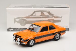 Ford Escort Mk1 RS1600 AVO Oranžs Ar Melnām Strīpām Minichamps 1:18 100688104 Metāls — attēls 8 no 8