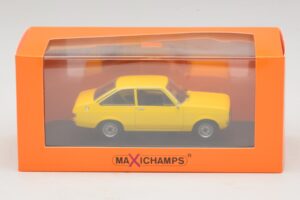 Ford Escort Mk2 Dzeltens Maxichamps 1:43 940084100 Metāls — attēls 5 no 5
