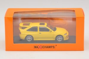 Ford Escort RS Cosworth Dzeltens Maxichamps 1:43 940082101 Metāls — attēls 5 no 5