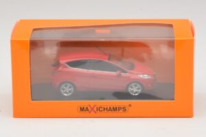 Ford Fiesta Mk7 Sarkans Maxichamps 1:43 940088000 Metāls — attēls 5 no 5