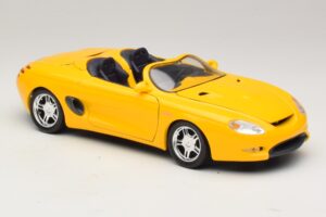 Ford Mustang Mach III Kabriolets Dzeltens Maisto 1:18 32815 Metāls — attēls 6 no 8