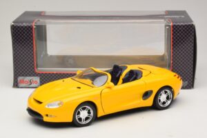 Ford Mustang Mach III Kabriolets Dzeltens Maisto 1:18 32815 Metāls — attēls 8 no 8