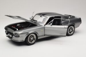 Ford Mustang Shelby GT500 Eleanor Pelēks Metālisks & Melns KK-Scale 1:12 KKDC120171 Metāls — attēls 2 no 8