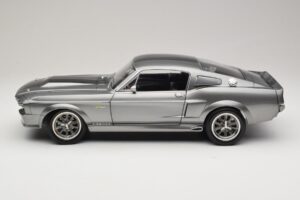 Ford Mustang Shelby GT500 Eleanor Pelēks Metālisks & Melns KK-Scale 1:12 KKDC120171 Metāls — attēls 4 no 8