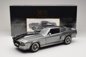 Ford Mustang Shelby GT500 Eleanor Pelēks Metālisks & Melns KK-Scale 1:12 KKDC120171 Metāls — attēls 8 no 8