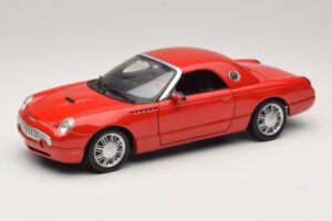 Ford Thunderbird Sarkans Maisto 1:18 31620 Metāls