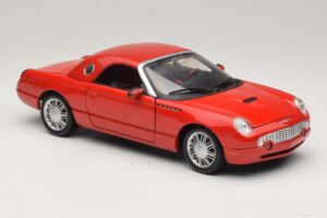 Ford Thunderbird Sarkans Maisto 1:18 31620 Metāls — attēls 6 no 8