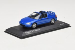 Honda CR-X del Sol EG2 Zils Metālisks Minichamps 1:43 400161931 Metāls — attēls 2 no 5