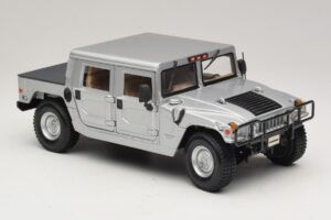 Hummer H1 Hardtop Sudraba Maisto 1:18 36857 Metāls — attēls 6 no 8