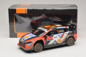 Hyundai i20 N Rally1 #1 T. Neuville / M. Wydaeghe Rally Portugal 2025 IXO 1:18 18RMC251B Metāls — attēls 6 no 6