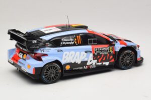 Hyundai i20 N Rally1 #11 T. Neuville / M. Wydaeghe Rally Monte Carlo 2026 IXO 1:18 18RMC270B Metāls — attēls 2 no 6