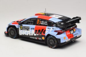 Hyundai i20 N Rally1 #11 T. Neuville / M. Wydaeghe Rally Monte Carlo 2026 IXO 1:18 18RMC270B Metāls — attēls 5 no 6