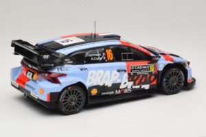 Hyundai i20 N Rally1 #16 A. Fourmaux / A. Coria Rally Monte Carlo 2026 IXO 1:18 18RMC270A Metāls — attēls 2 no 6