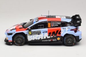Hyundai i20 N Rally1 #16 A. Fourmaux / A. Coria Rally Monte Carlo 2026 IXO 1:18 18RMC270A Metāls — attēls 3 no 6