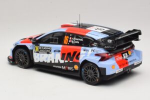 Hyundai i20 N Rally1 #16 A. Fourmaux / A. Coria Rally Monte Carlo 2026 IXO 1:18 18RMC270A Metāls — attēls 5 no 6
