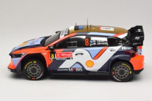 Hyundai i20 N Rally1 #8 O. Tanak / M. Jarveoja Rally Portugal 2025 IXO 1:18 18RMC251A Metāls — attēls 3 no 6