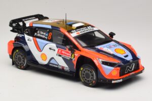 Hyundai i20 N Rally1 #8 O. Tanak / M. Jarveoja Rally Portugal 2025 IXO 1:18 18RMC251A Metāls — attēls 4 no 6