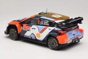 Hyundai i20 N Rally1 #8 O. Tanak / M. Jarveoja Rally Portugal 2025 IXO 1:18 18RMC251A Metāls — attēls 5 no 6