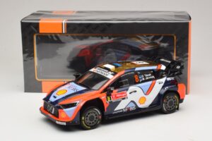 Hyundai i20 N Rally1 #8 O. Tanak / M. Jarveoja Rally Portugal 2025 IXO 1:18 18RMC251A Metāls — attēls 6 no 6