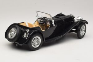 Jaguar SS100 Roadster Melns Bburago 1:18 3006-M3 Metāls — attēls 2 no 6