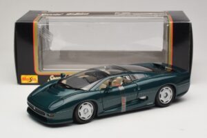 Jaguar XJ220 Zaļš Metālisks Maisto 1:18 31807 Metāls — attēls 8 no 8