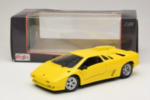 Lamborghini Diablo Dzeltens Maisto 1:18 32803 Metāls — attēls 8 no 8