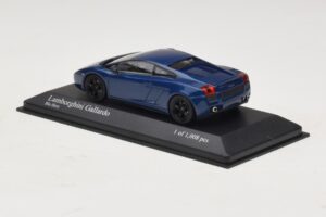Lamborghini Gallardo Blue Metallic Minichamps 1:43 400103505 Metāls — attēls 3 no 5