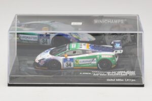 Lamborghini Gallardo LP600 GT3 #34 Reiter Engineering H-J. Stuck 24 Hours of Nurburgring 2011 Minichamps 1:43 437111284 Metāl — attēls 4 no 5