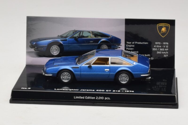 Lamborghini Jarama 400 GTS Zils Minichamps 1:43 436103400 Metāls