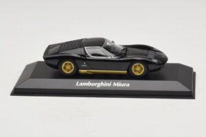 Lamborghini Miura P400 Melns Maxichamps 1:43 940103000 Metāls