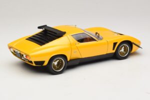 Lamborghini Miura SVR Dzeltens & Melns Kyosho 1:18 08319GY Metāls — attēls 3 no 8