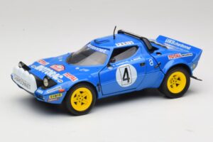 Lancia Stratos HF #4 B. Darniche / A. Mahe Rally Monte Carlo 1979 Solido 1:18 9019 Metāls