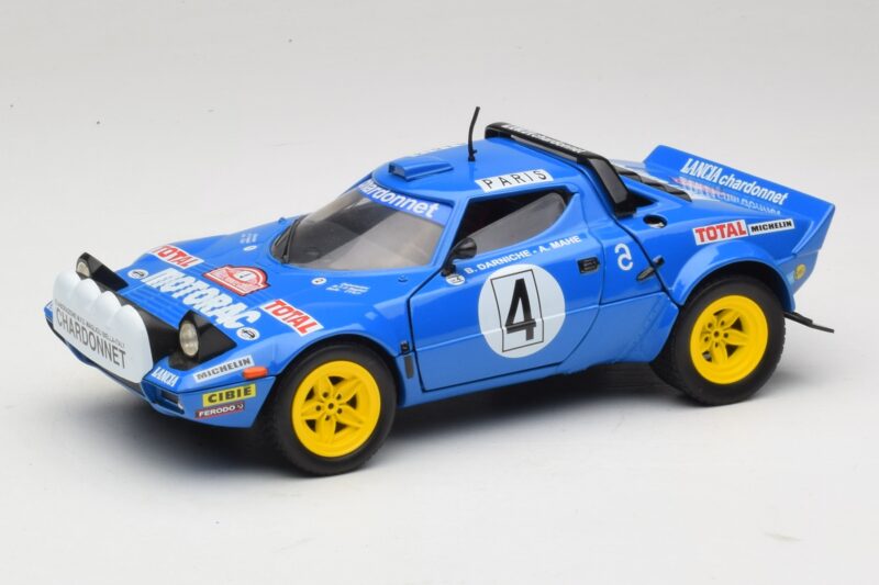 Lancia Stratos HF #4 B. Darniche / A. Mahe Rally Monte Carlo 1979 Solido 1:18 9019 Metāls