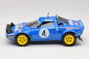 Lancia Stratos HF #4 B. Darniche / A. Mahe Rally Monte Carlo 1979 Solido 1:18 9019 Metāls — attēls 4 no 8