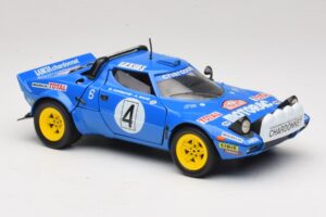 Lancia Stratos HF #4 B. Darniche / A. Mahe Rally Monte Carlo 1979 Solido 1:18 9019 Metāls — attēls 6 no 8