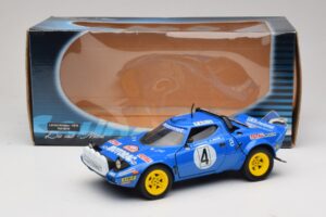 Lancia Stratos HF #4 B. Darniche / A. Mahe Rally Monte Carlo 1979 Solido 1:18 9019 Metāls — attēls 8 no 8