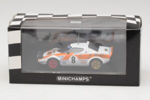 Lancia Stratos Rally #8 Livieratos / Manolis Acropolis Rally 1978 Minichamps 1:43 430781208 Metāls — attēls 5 no 5