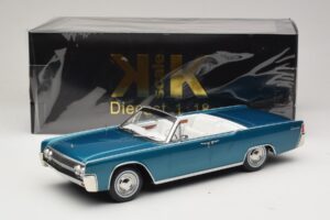Lincoln Continental Convertible Tirkīza Metālisks KK-Scale 1:18 KKDC181524 Metāls — attēls 7 no 7