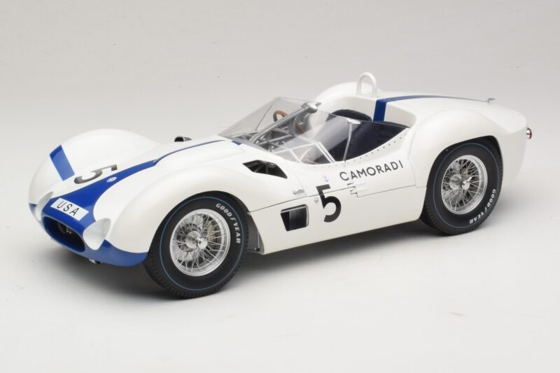Maserati Tipo 61 #5 Camoradi S. Moss / D. Gurney 1000km Nurburgring Winner 1960 Minichamps 1:12 120601205 Metāls