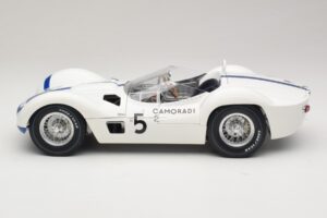 Maserati Tipo 61 #5 Camoradi S. Moss / D. Gurney 1000km Nurburgring Winner 1960 Minichamps 1:12 120601205 Metāls — attēls 4 no 8
