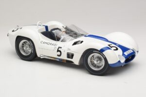 Maserati Tipo 61 #5 Camoradi S. Moss / D. Gurney 1000km Nurburgring Winner 1960 Minichamps 1:12 120601205 Metāls — attēls 6 no 8