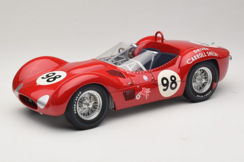 Maserati Tipo 61 #98 C. Shelby Times Mirror GP For Sportscars 1960 Minichamps 1:12 120601298 Metāls