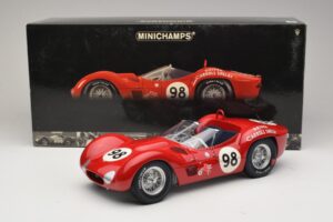 Maserati Tipo 61 #98 C. Shelby Times Mirror GP For Sportscars 1960 Minichamps 1:12 120601298 Metāls — attēls 8 no 8