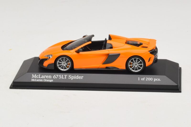 McLaren 675LT Spider Oranžs Minichamps 1:43 537154431 Metāls
